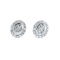 Oval Diamond Cluster Earrings. S. Greenstein - image 1