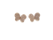 Pair of diamond butterfly earrings SKU: 5560 DBGEMS - image 1