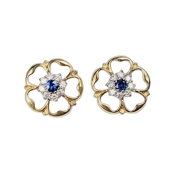 Sapphire and diamond earrings SKU: 5578 DBGEMS - image 1
