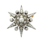 Diamond Star Brooch c1890 @ Finishing Touch - image 1