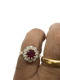 1.93ct ruby diamond 18ct yellow gold ring - image 1