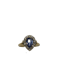 Vintage pear shape sapphire diamond ring - image 1