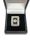 Art Deco onyx diamond platinum ring - image 1