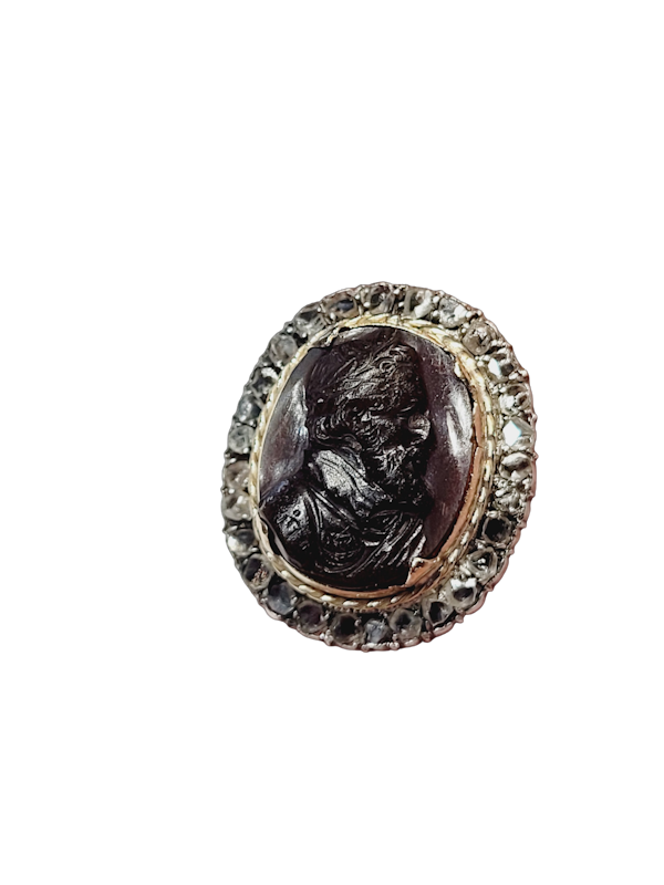 Hardstone cameo of Henry ix (the lost king) SKU: 5650 - image 1