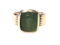 Antique Chrysoprase signet ring SKU: 5497 DBGEMS - image 1