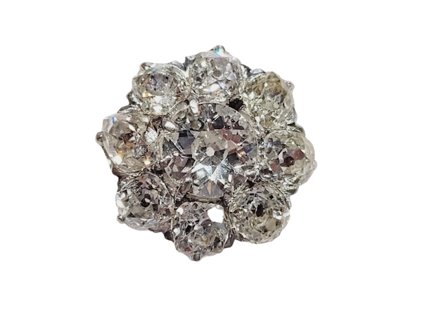 Antique diamond cluster ring SKU: 5653 DBGEMS - image 1