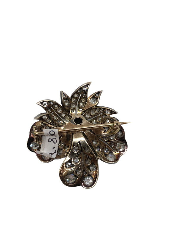 Victorian diamond brooch - image 1