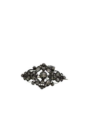 Victorian diamond brooch