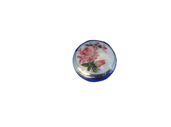 A silver and enamel box - image 1