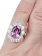 Antique pink topaz and diamond ring SKU: 5691 DBGEMS - image 1
