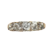 Chunky old mine cut diamond 5 stone carved half hoop ring SKU: 5705 DBGEMS - image 1
