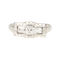 Art deco asscher cut and baguette diamond engagement ring SKU: 5709 DBGEMS - image 1