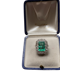 Emerald,and diamond ring - image 1