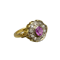 Pink Sapphire Diamond Ring in 18ct Gold & Platinum date circa 1930, Lilly's Attic since 2001 - image 1