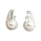 Art deco diamond and pearl earrings SKU: 5748 DBGEMS - image 1