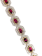 Stylish Ruby and diamond bracelet SKU: 5749 DBGEMS - image 1