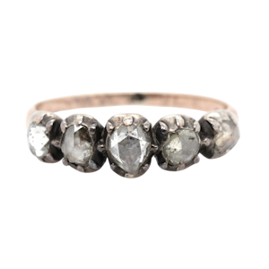 Georgian Foil Backed Rose Diamond Ring - Charlotte Sayers