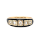 Victorian Enamel and Diamond Ring - image 1