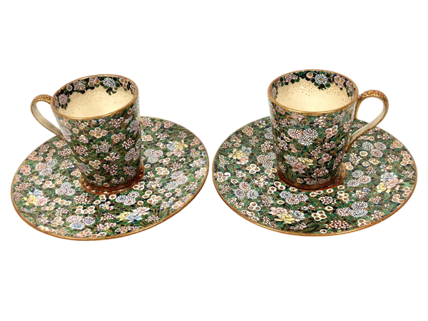 2 Satsuma cups and saucers - image 1