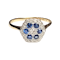 Edwardian sapphire and diamond cluster engagement ring SKU: 5805 DBGEMS - image 1
