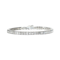 Modern Square Cut Diamond And Platinum Tennis Bracelet, 11.16ct - image 1