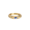 A Gold Cabochon Sapphire Ring - image 1