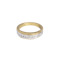 A Gold Diamond Band Ring - image 1