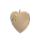 A Large Gold Heart Pendant - image 1