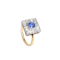 An Art Deco Sapphire Diamond Ring - image 2