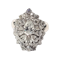 Pear shape cluster diamond ring SKU: 5836 DBGEMS - image 1