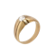 A Solitaire Diamond Gold Ring - image 1