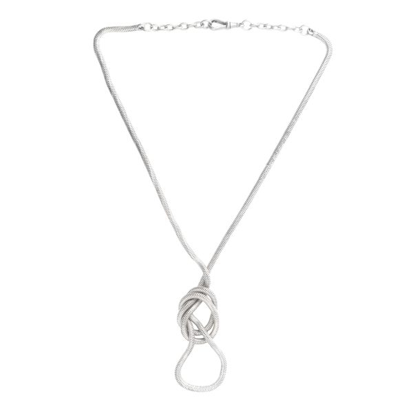 A Silver Snake Necklace - image 2