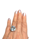 Aquamarine and Diamond Ring Edwardian - image 1