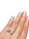Diamond and Natural Pearl Ring 1910 - image 1