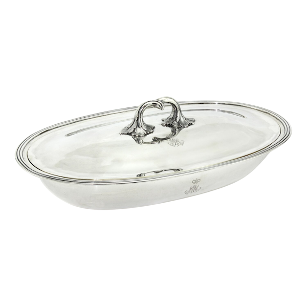 Russian silver meat dish, St. Petersburg 1854 by Boianowski - image 1