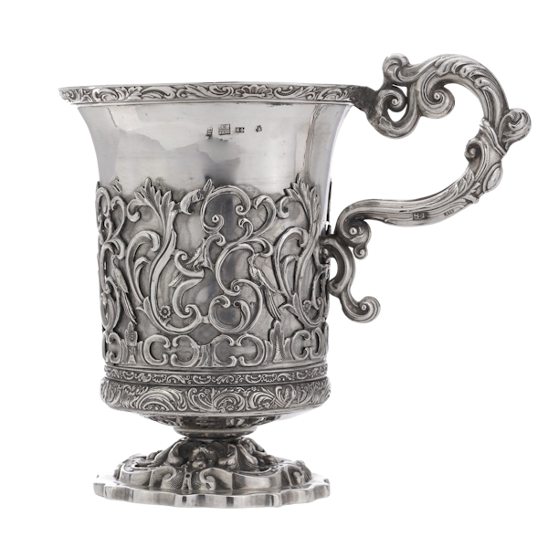Russian silver cup, Moscow 1848, Ivan Gubkin - image 1