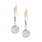 A Pair of Diamond Sapphire Earrings - image 1