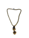 Antique garnet 15ct gold snake necklace - image 1