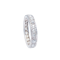 A Deco Diamond Platinum Eternity Ring - image 2