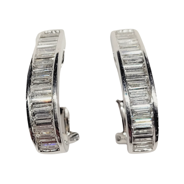Baguette diamond earrings SKU: 5928 DBGEMS - image 1