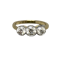 Three Stone Diamond Ring in 18ct Yellow/White Gold date circa 1960, SHAPIRO & Co since1979 - image 1