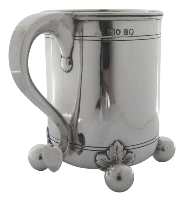 Sterling Silver - George Fox Victorian Christening Mug - 1869 - image 1