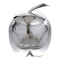 Sterling Silver & Crystal - Levi & Salaman Novelty Apple Gum Pot 1876 - image 1