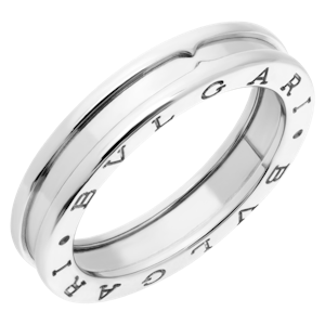 Bvlgari - B.zero1 one-band ring in 18 kt white gold