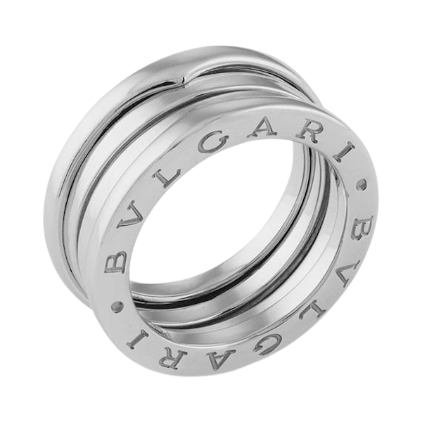 Bvlgari - B.zero1 three-band ring in 18 kt white gold. - image 1