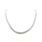 Graduated diamond necklace D14.42Cts CS0.90Cts - image 1