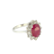 Ruby and diamond Cluster ring R2.21Cts D1.01Cts - image 1
