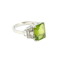 Peridot and diamond ring P3.23Cts D0.35Cts - image 1