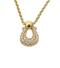 Diamond pendant and chain French - image 1