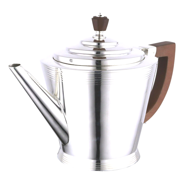 MAPPIN & WEBB Sterling Silver - KEITH MURRAY Art Deco - Tea Pot - 1931 - image 1